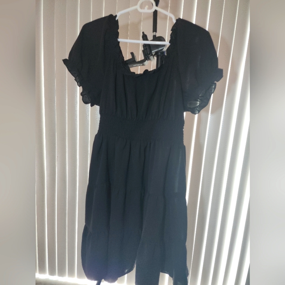 One-Size Black Dress